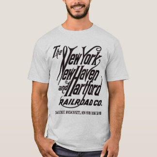 T-shirt New York, New Haven and Hartford Railroad_BLK