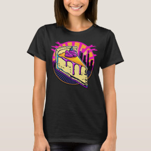 T-shirt New York Style Cheesecake Synthwave 80s Rétrowave