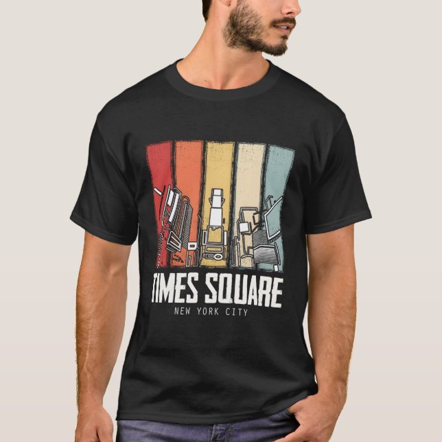 T-shirt New York Times Carré Ny Hike Travel Tourist (Devant)
