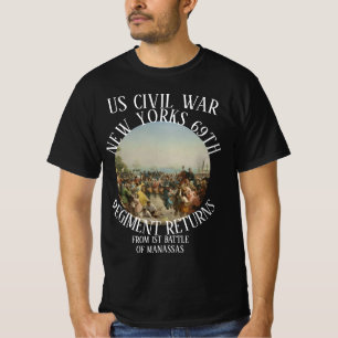 T-shirt NEW YORKS 69e RÉGIMENT GUERRE CIVILE AMÉRICAINE RE