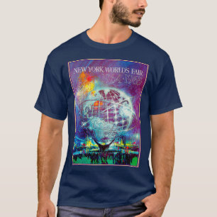 T-shirt NEW YORKS WORLD FAIR Vintage 1964 Imprimer
