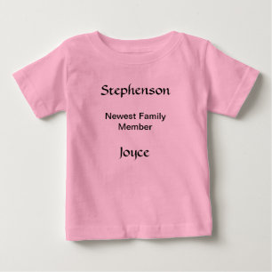 T-shirt - newest family member