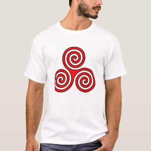 T-shirt newgrange en spirale triple de déesse de symbole,