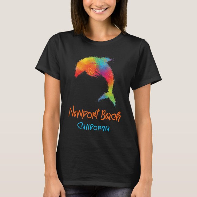 T-shirt Newport Beach  California  Souvenir (Devant)