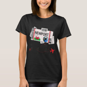 T-shirt Newport Girl Newport Embarquement Pass Newport