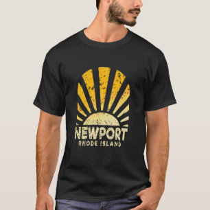T-shirt Newport RI - Ensoleillé Newport Rhode Island