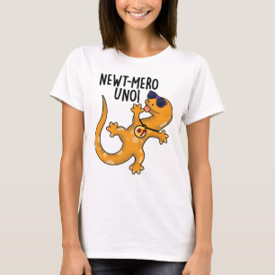 T-shirt Newt-mero Uno Funny Newt Pun