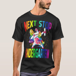T-shirt Next Stop jardin d'enfants Graduation Unicorn
