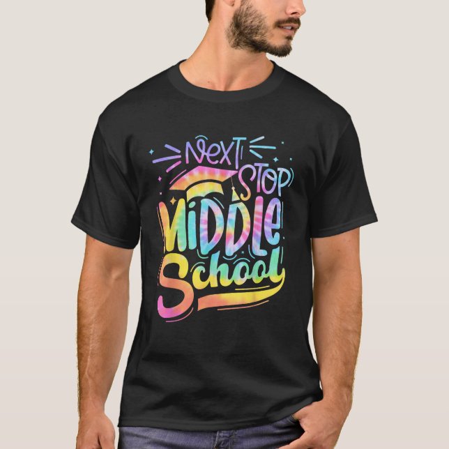T-shirt Next Stop Middle School Elementary School Graduati (Devant)