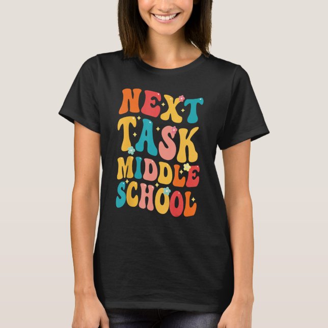T-shirt next task middle school Groovy Elementary School G (Devant)