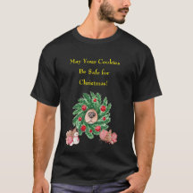 Nez de chien dans la couronne Noël