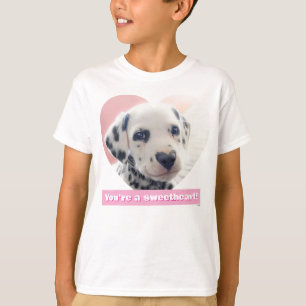 T-shirt Nez de cœur de dalmatien