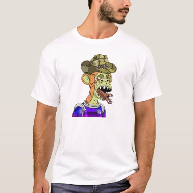 T-shirt NFT Character - Mutant Ape Yacht Club #2904 (Devant)