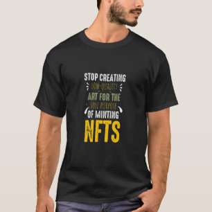 T-shirt Nft de faible qualité