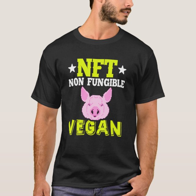 T-shirt Nft Végétal Non Fungible Blockchain Crypto Nft (Devant)