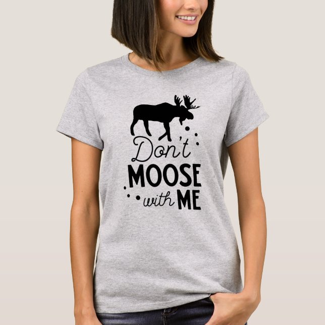 T-shirt N'hésitez pas avec moi en plein air Alaska Animal  (Devant)