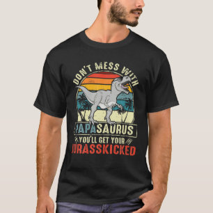 T-shirt N'hésitez pas avec Papasaurus, vous aurez Jurassk