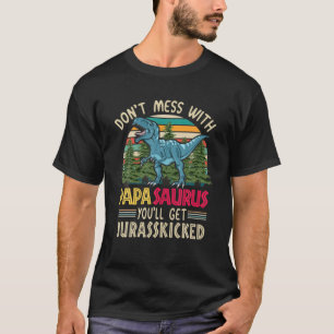 T-shirt N'hésitez pas avec Papasaurus, vous aurez Jurasski