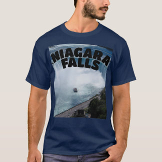 T-shirt Niagara Falls Canada drôle Typographie Souvenir