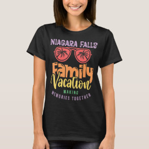 T-shirt Niagara Falls Canada Vacances familiales