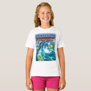 T-SHIRT NIAGARA TOMBE - NIAGARA NEW YORK ÉTATS-UNIS