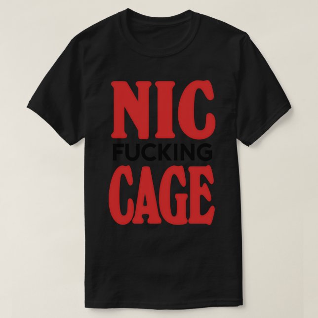 T-shirt Nic Cage (Design devant)