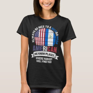 T-shirt Nicaragua Amérique connaître Place Nicaragua Drape