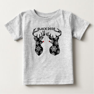 T-SHIRT NICE  BLACK DEER FOR KIDS