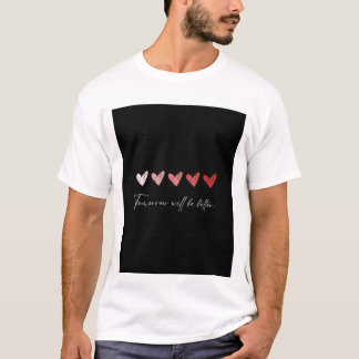 T-shirt Nice heart design