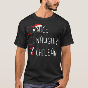T-shirt Nice Naughty Chilien Noël Chili Roots Heritag