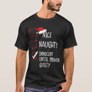 T-shirt Nice Naughty Innocent Jusqu'À La Culpabilité Prove