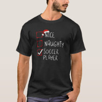 Nice Naughty Soccer Player Liste de Noël Père Noël