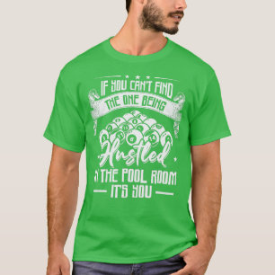 T-shirt Niché Dans La Salle De Piscine Billard Snooker