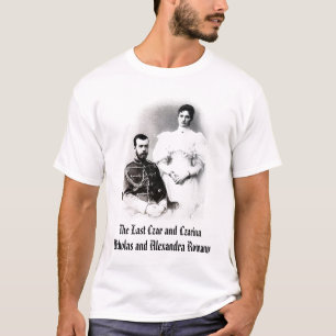 T-shirt Nicholas et Alexandra, le dernier tsar et Czari…