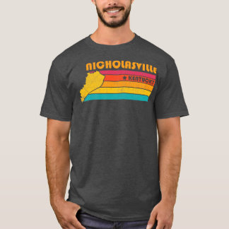 T-shirt Nicholasville Kentucky Vintage Souvenir démonté