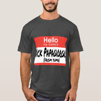 T-shirt Nick Papagiorgio de Yuma amie fille