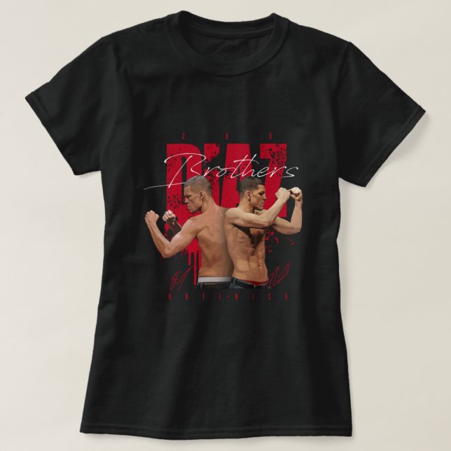 T-shirt Nick x Nate Diaz  (Design devant)