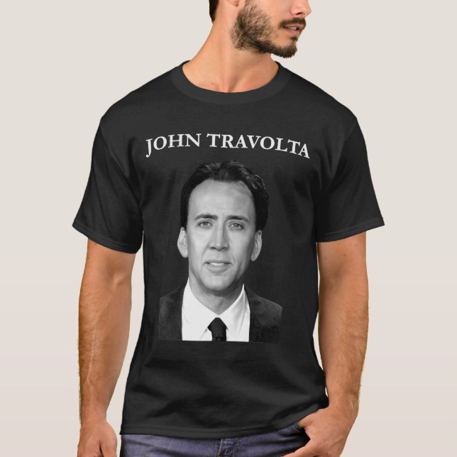 T-shirt Nicolas Cage Johnravolta Face Off Men  friend (Devant)