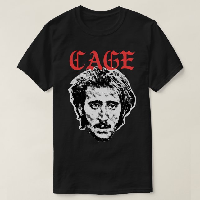 T-shirt Nicolas Cage Rétro Ventilateur Esthétique (Design devant)