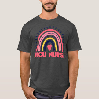 T-shirt NICU Nurse Boho Arc-en-ciel 16