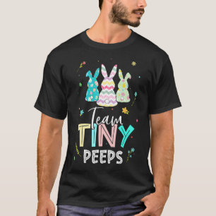 T-shirt Nicu Nurse Easter Team Minuscules Humains Bunnies