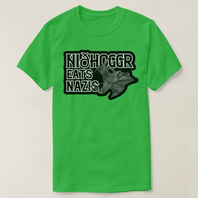T-shirt Nidhoggr Mange Nazis (Design devant)