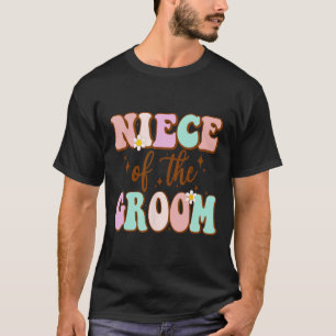 T-shirt Nièce branchée de la douche de mariage du marié de