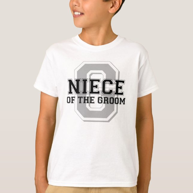 T-shirt Nièce de l'acclamation de marié (Devant)
