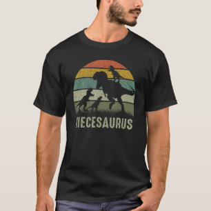 T-shirt Niece Dinosaur T Rex Niecesaurus 3 enfants Family