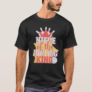T-shirt Nièce Du Bowling King Famille Correspondant