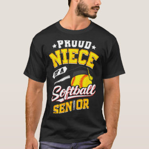 T-shirt Nièce fière d'une classe terminale de softball 202
