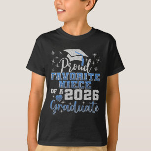 T-shirt Nièce préférée extrêmement fière du diplômé senior