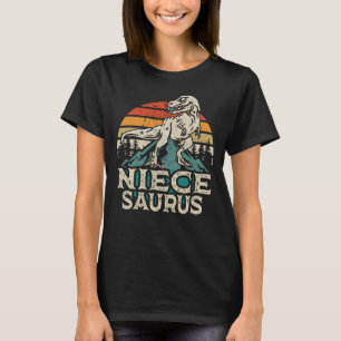 T-shirt Niecesaurus Dinosaure T Rex Niece Saurus Correspon