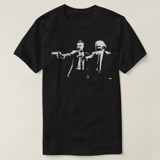 T-shirt Nietzche et Marx (Design devant)
